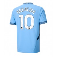 Stroje piłkarskie Manchester City Jack Grealish #10 Koszulka Podstawowej 2024-25 Krótki Rękaw